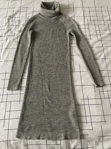 Robe pull femme côtelée