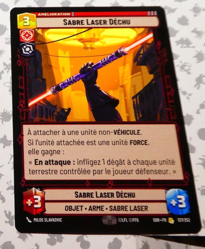 Star wars unlimited card sor - star,