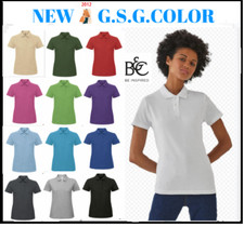 Polo Femme ID.001 Piqué Manches Courtes 100% Coton Ring-Spun, Peigné (Piqué)