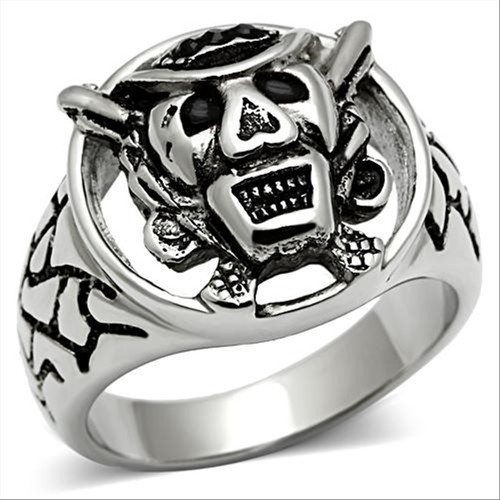 Bague chevalière acier 316l - acier,