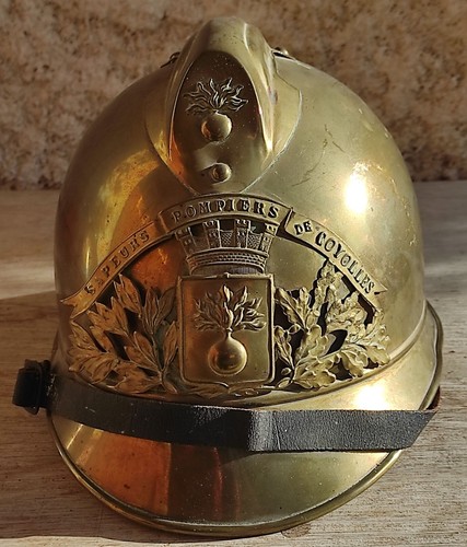 Ancien casque sapeur - ancien,