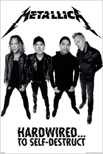 Metallica affiche hardwired - -,