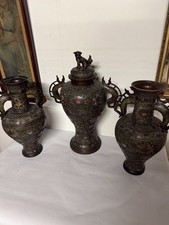 Garniture chinoise en bronze