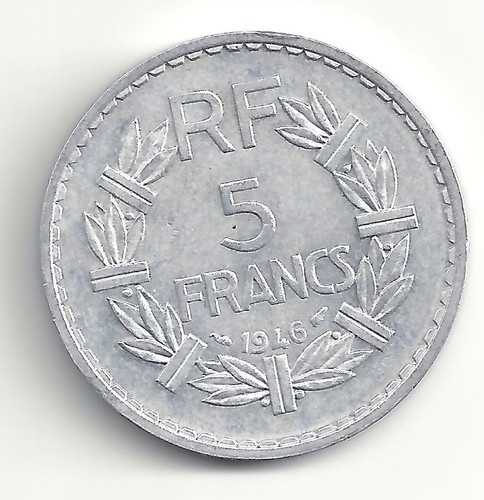 Francs 1946 lavrillier - 5,