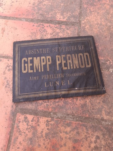Porte menus absinthe pernod - porte,