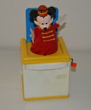 Jouet boite surprise musique MICKEY Mouse Disney MATTEL vintage 1987