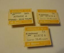 NEUF lot de 3 AIGUILLE SAPHIR