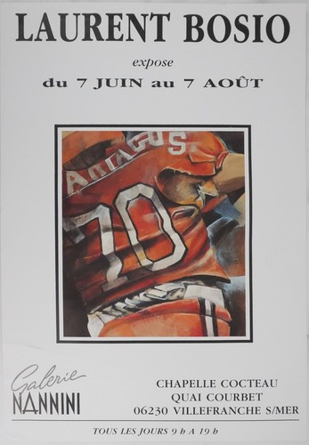 Affiche art laurent bosio - laurent,