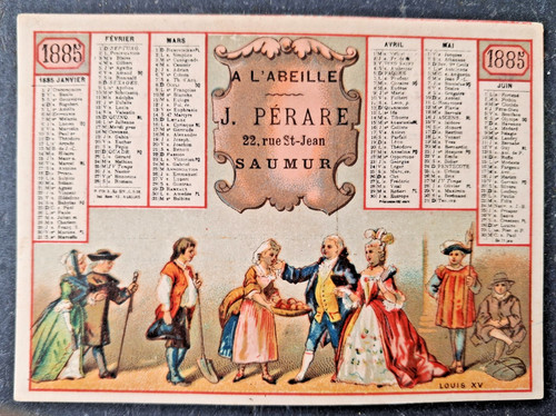 1885 chromo abeille - "a, 'abeille"