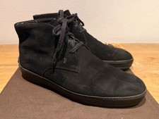 CHAUSSURE TOD’S DÉSERT BOOTS CHUKKA DAIM MARRON NOIR SHOES GOMINO 7,5 41,5