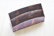 trieur courrier - 2 compartiments - 25,5 x 13 x 8,5 cm - vintage - TBE