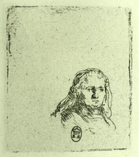 TÊTE DE FEMME A LA COIFFE