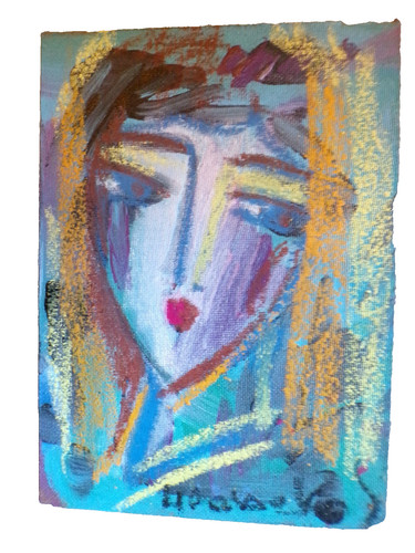 Acrylique sur panneau - , 20x30