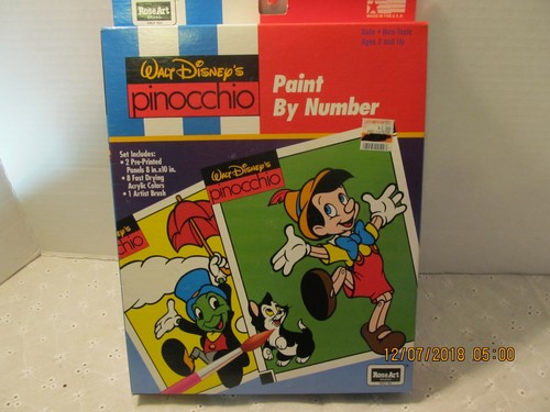 1992 mib walt disney pinocchio - walt,