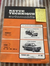 REVUE TECHNIQUE FORD ESCORT 2 II Special L GL SPORT S GHIA 940 1100 1300 1600