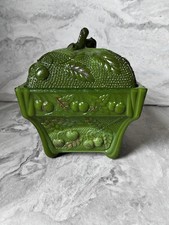 Pot Sucrier Opaline De Foire