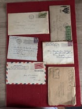WW 2 US ARMY LETTER X 6 SOLDAT
