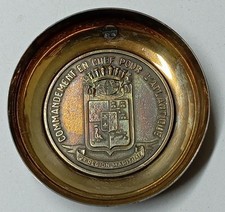 COUPELLE MILITAIRE METAL ARGENTE COMMANDEMENT EN CHEF POUR L'ATLANTIQUE 2° RM