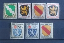 7 Timbres Allemagne Occupation