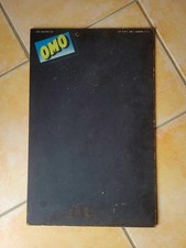 PLAQUE ISOREL BOIS PUBLICITAIRE TABLEAU ARDOISE LESSIVE OMO DROGUERIE  ?