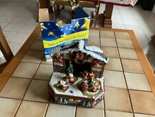 BOITE À MUSIQUE DE NOEL - SCÈNE ANIMÉE DE NOEL - LA GRANGE DES LUTINS - RARE