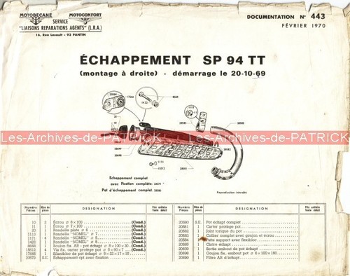 Motobecane note - sp, 94