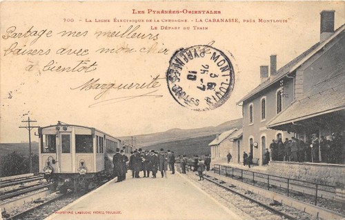 Cpa ligne electrique - la,