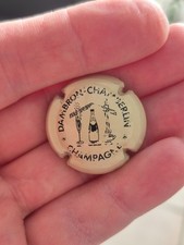 capsule de champagne dambron chamberlin numero 1 cote 110 tres rare