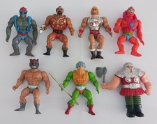 7 FIGURINES LES MAITRES DE L'UNIVERS MOTU MATTEL MUSCLOR 1982
