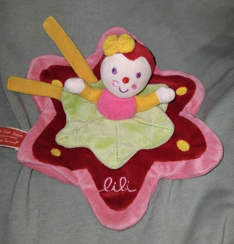 Doudou poupée lili babynat - doudou,