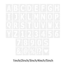 Pochoirs de lettres de