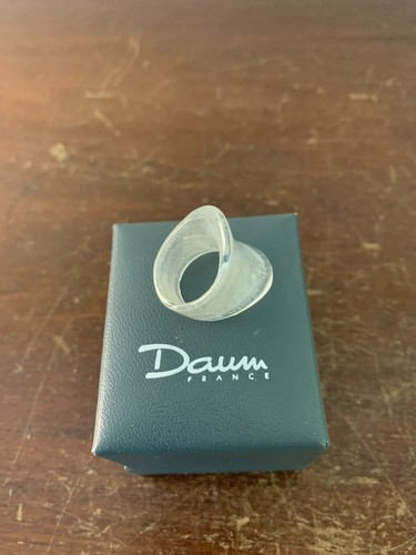 Bague cristal daum - en, de