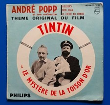 Disque tours tintin - 45, "le