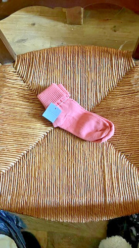 Chaussette neuve bonpoint - chaussette, rose
