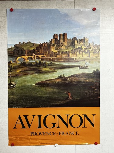 Rare affiche ancienne - , avignon