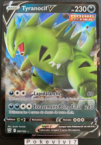 Carte pokemon tyranocif - carte,