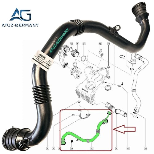 Tuyau turbo d origine - tuyau, ag®