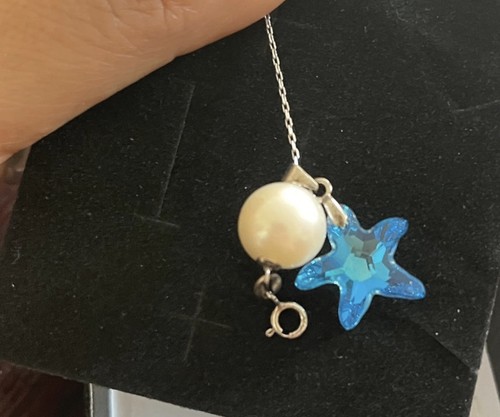 Collier perle blanche - collier,