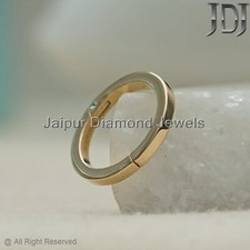 Solide 14K or Jaune Clicker