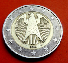 Belle Pièce Rare de 2 EURO 2002  ALLEMAND   F  "" Pièce Fautée  ""