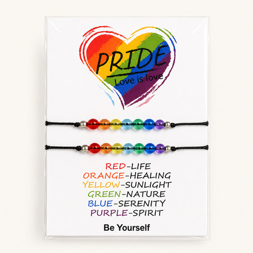 Bracelet rainbow pride - bracelet,
