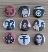 Lot de 9 badges Tokio Hotel