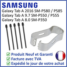 LOT DE 5 POINTES DE STYLET DU SAMSUNG GALAXY TAB A P580 P585 P550 P555 P350 NOIR