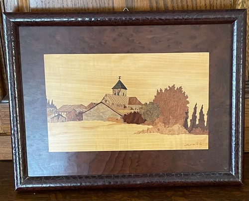 Tableau marqueterie art - tableau,