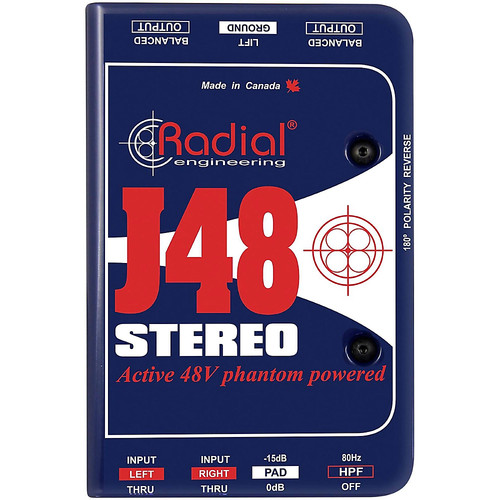 Radial engineering j48 - radial, stereo