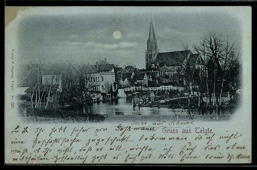 Carte postale clair lune - postale,