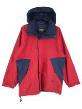 Veste De Pluie À Capuche Vintage HELLY HANSEN Pour Hommes Taille S