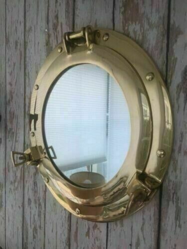 Miroir hublot laiton - , 12"