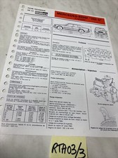 Fiche technique automobile