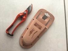 Sécateur professionnel forgé p3 bahco + étui cuir